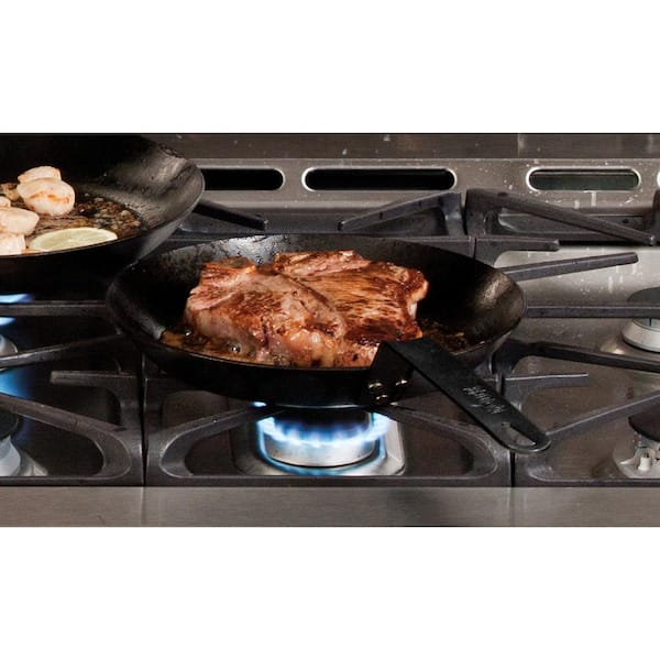 Lodge 10 in. Carbon Steel Skillet in Black CRS10 - The Home Depot