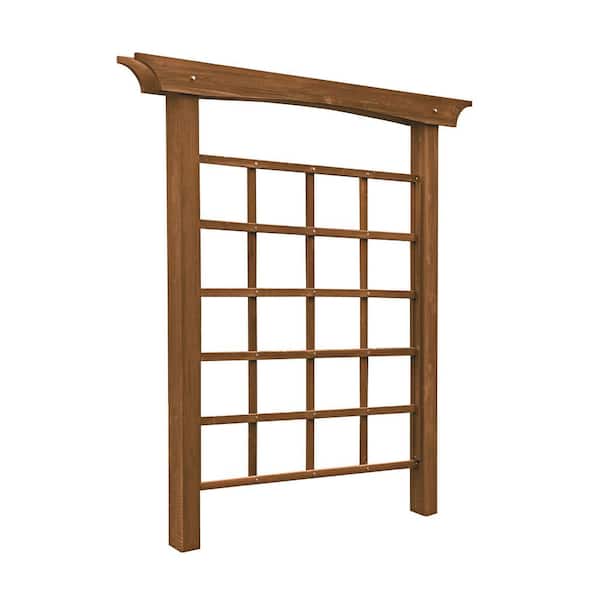 61"L x 82"H Heartwood Cedar Trellis, Golden Brown, VA68899