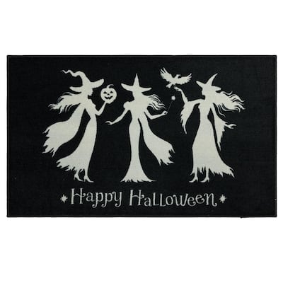 Cute Halloween Decor The Witch is in Doormat Witch porch decor Witch Please Doormat witch is in by BeaWOODtiful Halloween doormat