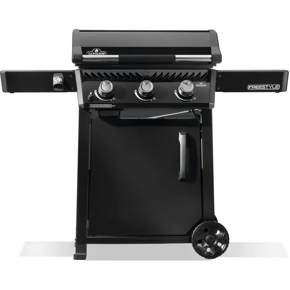 Freestyle 24 in. 3-Burner Pre-seasoned Natural Gas Griddle in Black