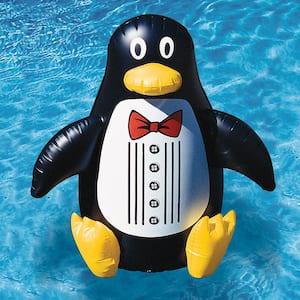 33 in. Sitting Penguin Pool Inflatable