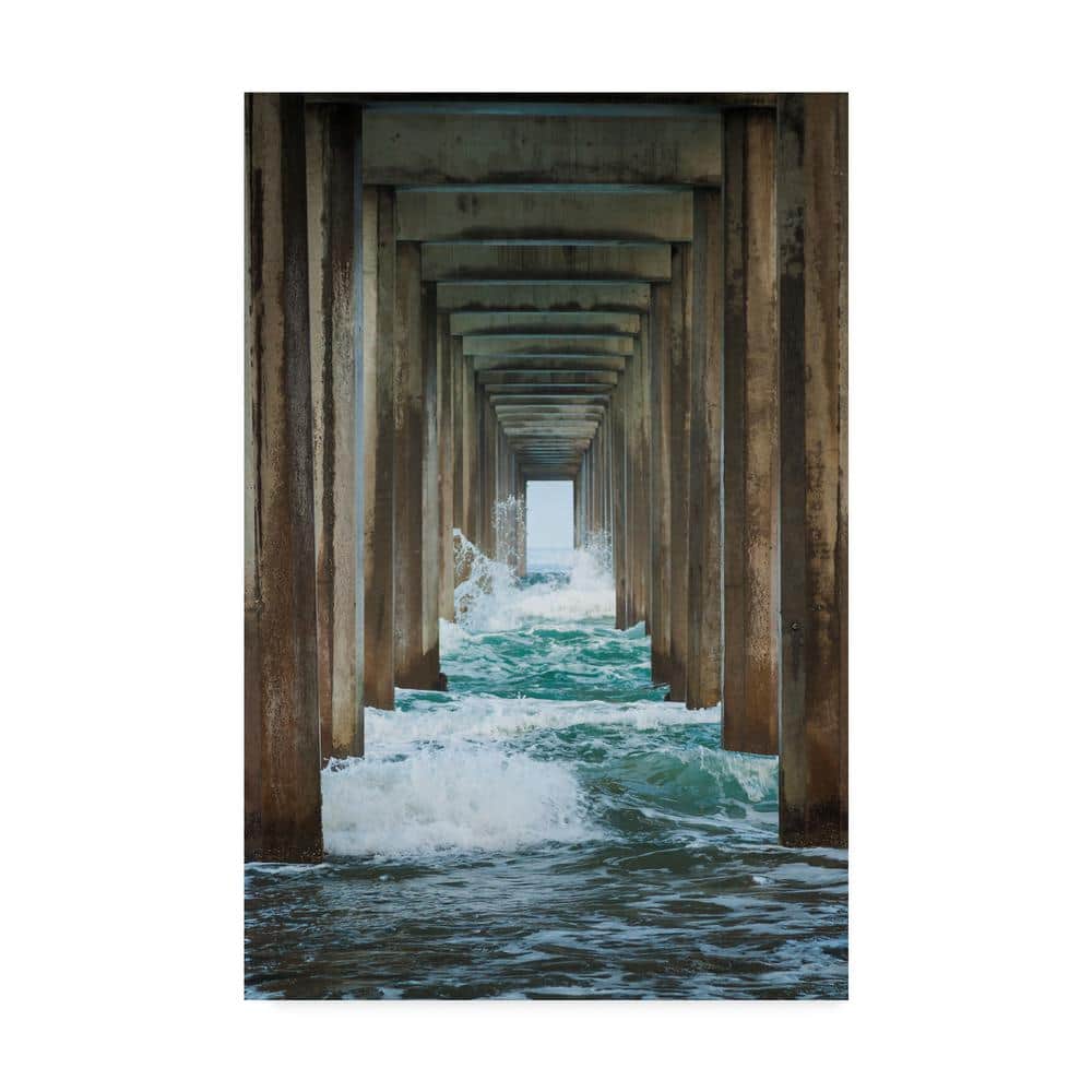 Chris Moyer 'Scripps Splash' Canvas Unframed Photography Wall Art 30 in. x 47 in price history on PriceWatchPro