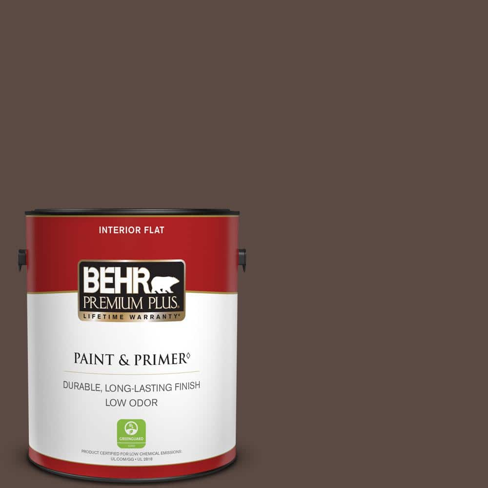 BEHR PREMIUM PLUS 1 gal. #M150-2 Peppermint Stick Flat Low Odor Interior  Paint & Primer 105001 - The Home Depot