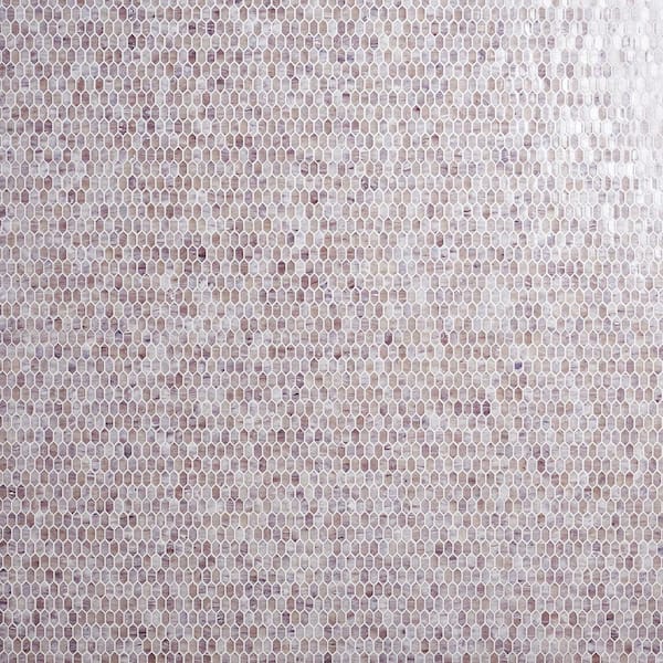 Ivy Hill Tile Glimmer Iridescent Lilac 4 in. x 0.16 in