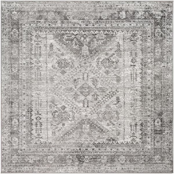Havana Grey 6 ft. 7 in. Square Area Rug