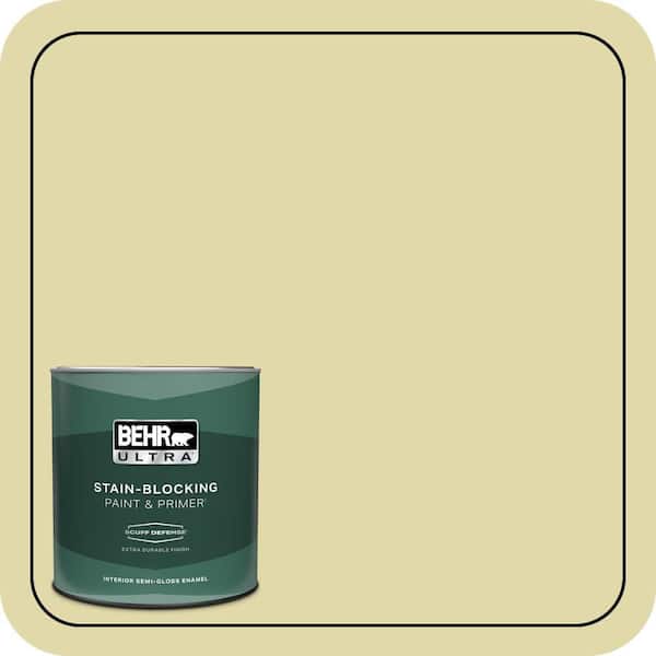 BEHR ULTRA 1 qt. Home Decorators Collection #HDC-CT-27A Fresh Willow Extra Durable Semi-Gloss Enamel Interior Paint & Primer