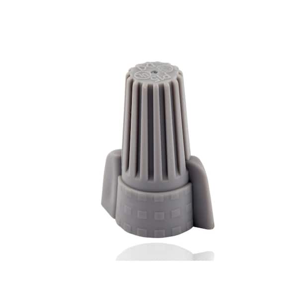 Easy-Twist Winged Wire Connectors - 18-8 AWG, 600V, Grey (Jar Of 50) For Secure Electrical Connections - View #12