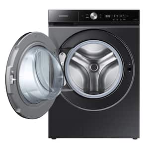 Bespoke 5.3 cu. ft. Ultra-Capacity Smart Front Load Washer in Brushed Black with Super Speed Wash and AI Smart Dial