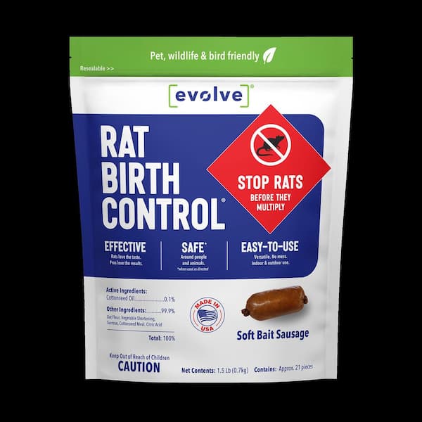 Rat Birth Control Soft Bait, 1.5 lb. (680 g)