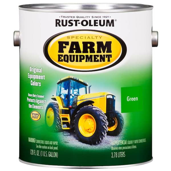 Rust-Oleum Specialty 1 gal. Farm Equipment John Deere Green Gloss Enamel Paint (2-Pack)