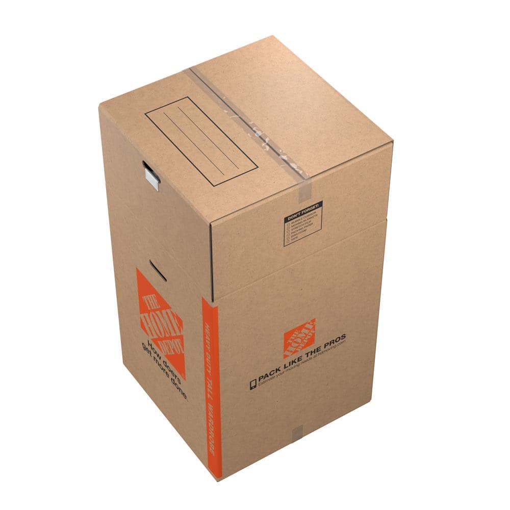 10 x PROFESSIONAL WARDROBE BOXES 20x18x49" With HANGING RAILS 508x457x1245mm 
