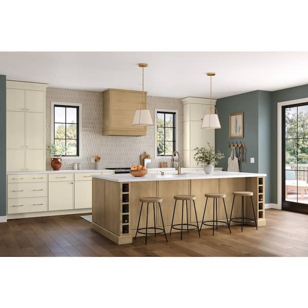 Cottage 14.5 in. W x 0.75 in. D x 14.5 in. H in Whippet Cabinet Door Sample