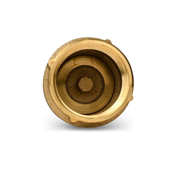 Everbilt 1-1/4 in. MPT x 1-1/4 in. Insert Brass Male Adapter EBMA125NL -  The Home Depot