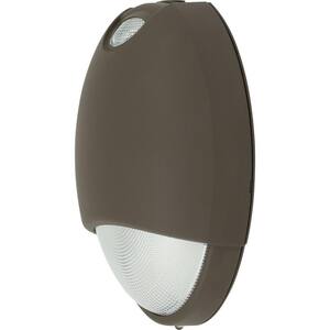 PEOEU Collection 2-Watt Dark Bronze Integrated LED Emergency Light