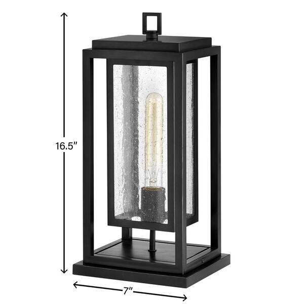 HINKLEY - Republic 1-Light Black Outdoor Wall Lantern