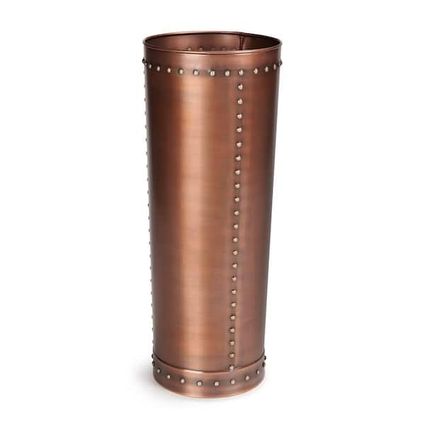 Good Directions Unique Tall Riveted Copper Planter for Outdoor or Indoor Use, Garden, Deck, and Patio