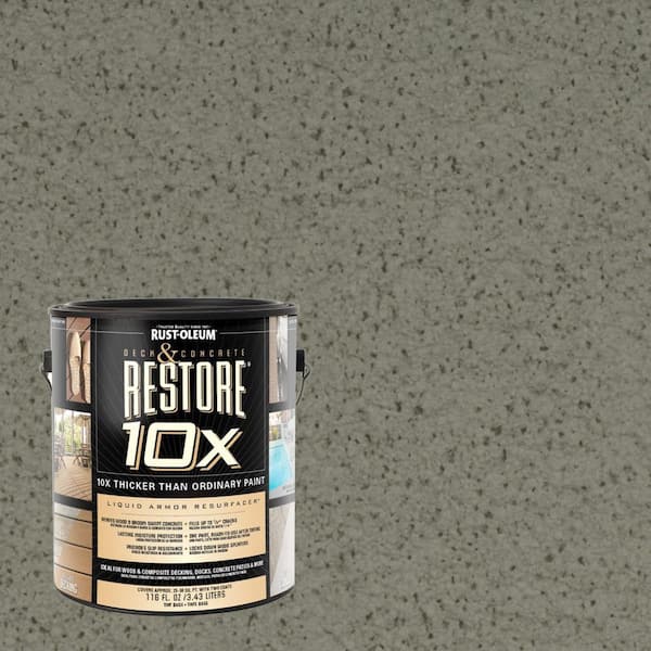 Rust-Oleum Restore 1-gal. Fern Deck and Concrete 10X Resurfacer