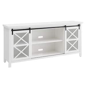 Clementine 68 in. White TV Stand Fits TV's up to 80 in.
