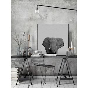 48 in. H x 48 in. W "Big Elephant" by Marmont Hill Framed Canvas Wall Art