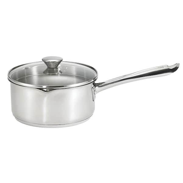 WearEver Cook and Strain 3 Qt. Stainless Steel Saucepan