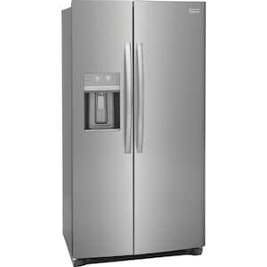 Gallery 36 in. 22.3 cu. ft. Counter Depth Side-by-Side Refrigerator in Smudge-Proof Stainless Steel