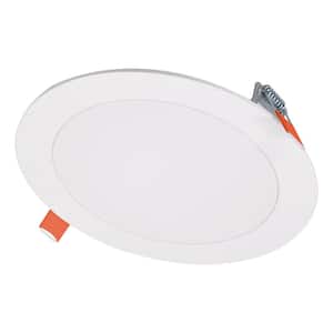 HLBPH 6 in. Selectable CCT New Construction Canless Recessed Downlight w/Remote Driver/Junction Box Integrated LED Kit