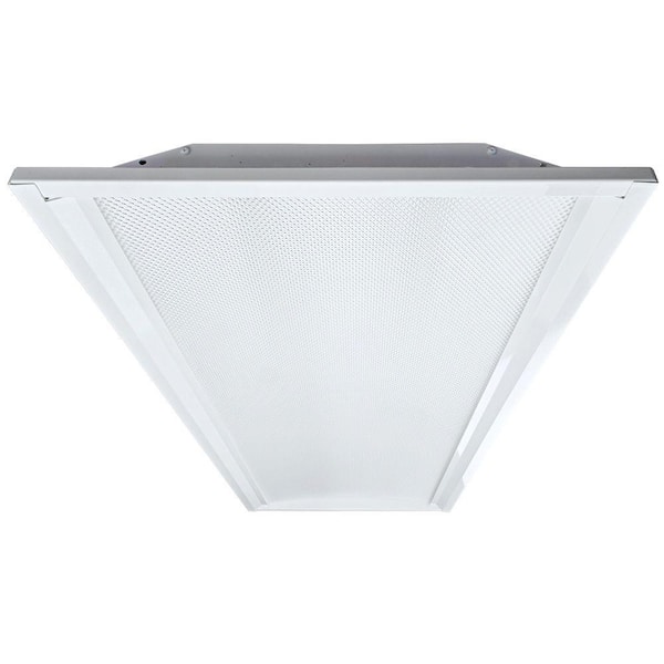 Eco Lighting by DSI 2 ft. x 4 ft. White Retrofit Recessed Troffer with LED Lighting Kit for Fluorescent Fixtures