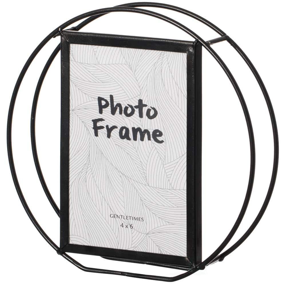 Villisca Metal Floater Picture Frame - Set of 7 (Set of 7) Hokku Designs Color: Black