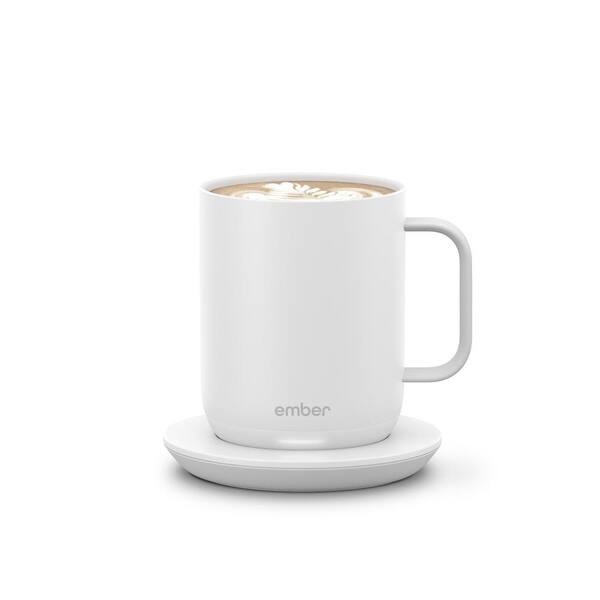 Temperature Control Smart Mug 2,10 oz. White, Plastic Beverage Mugs  CM191002US - The Home Depot