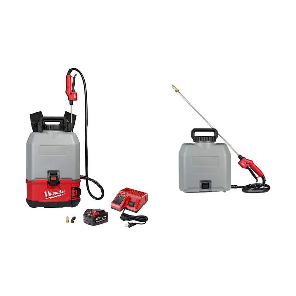 Milwaukee M18 18-Volt 4 Gal. Lithium-Ion Cordless Switch Tank Backpack ...