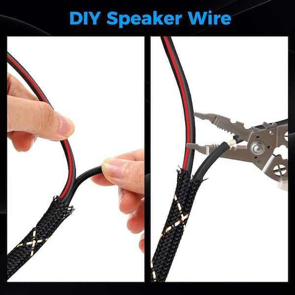 Vrbgify 14 / 2 Speaker Wire 35 ft. 14AWG Gauge 2-Conductors OFC