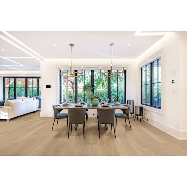 Bane XL Euro Oak 3/8 in. T x 7.5 in. W Tongue and Groove Wire Brushed Engineered Hardwood Flooring (34.36 sq. ft./Case)