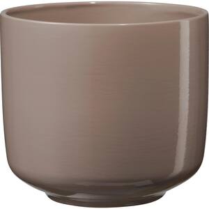 Scheurich 8.3 in. (21 cm) Dia./7 in. Tall Solido Resea Pink Ceramic Pot Twin Pack, Rosea Pink