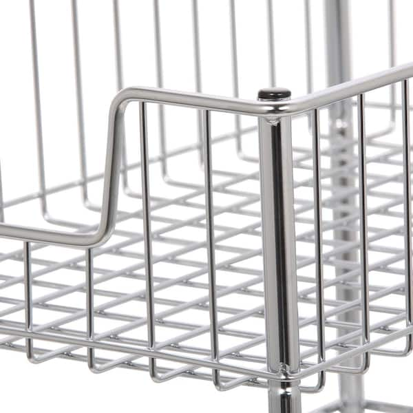 Trinity 2-Tier Sliding Wire Drawer, Chrome