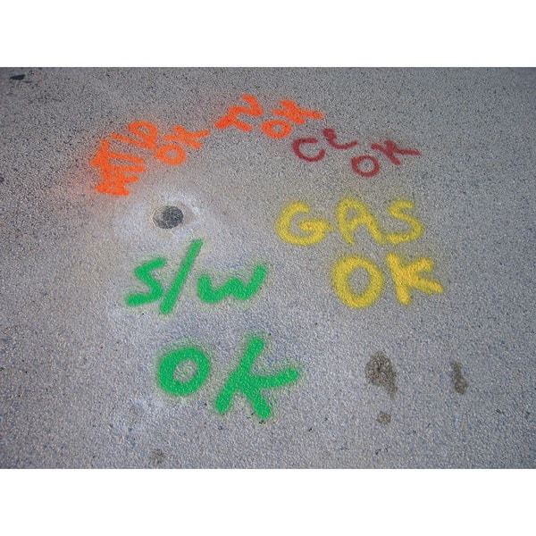 Marking Paint, Inverted, Aervoe, Case of 12 Cans, Various Colors - Warning  Lites of Southern Illinois