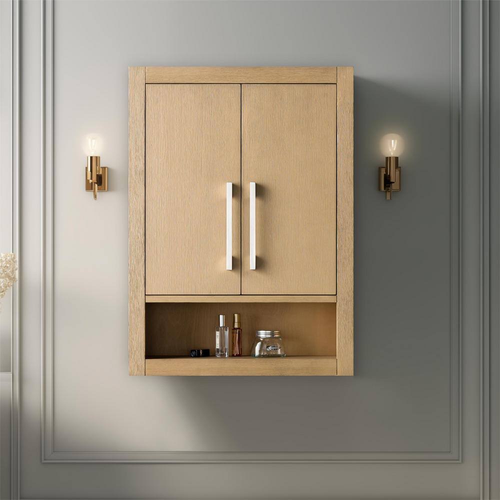 Vanity Art 24 in. W x 8 in. D x 33 in. H Bathroom Storage Wall Cabinet ...