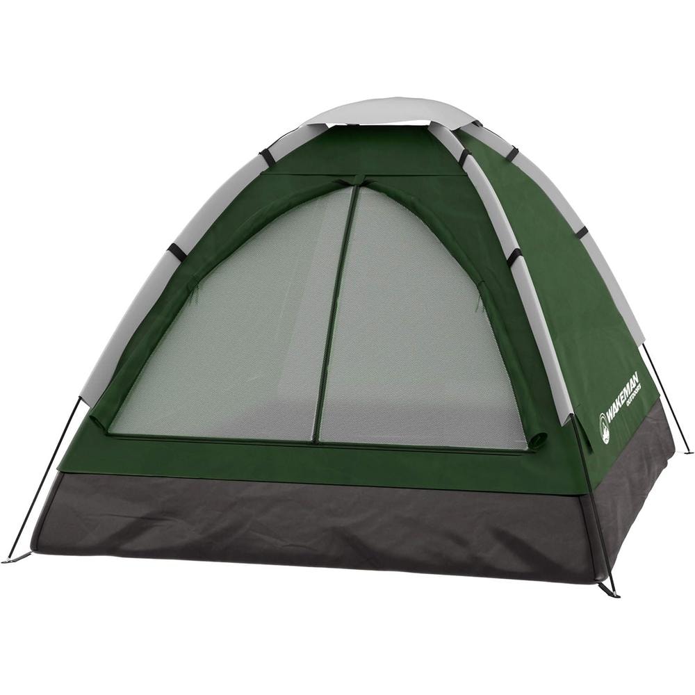 2-Person Water-Resistant Polyester Dome Tent with Rain Fly and Carrying Bag