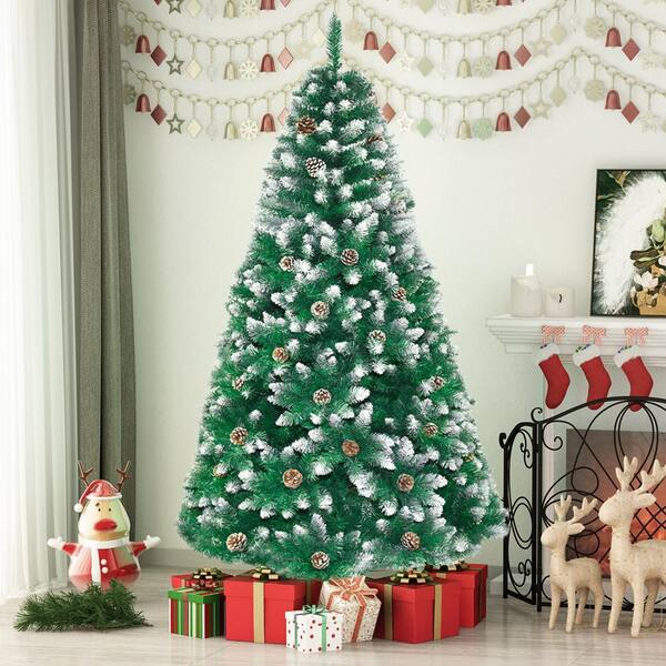 6 models 150-180cm green pinecone white frost snow cover last CHRISTMAS TREES