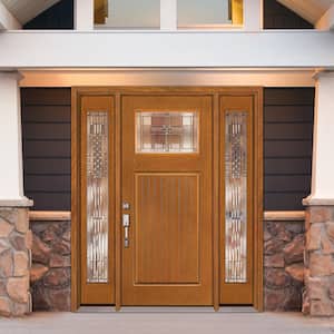 Cottage Collection Customizable Fiberglass Prehung Front Door
