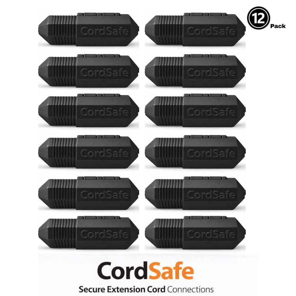 CordSafe Extension Cord Safety Cover, Plug Protector for Lights