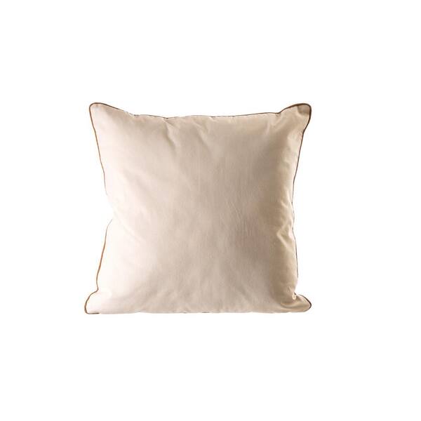 Unique Bargains Pumpkin Daily Decor Cotton Linen Pillow Covers 2 Pcs Yellow  Beige 18 x 18