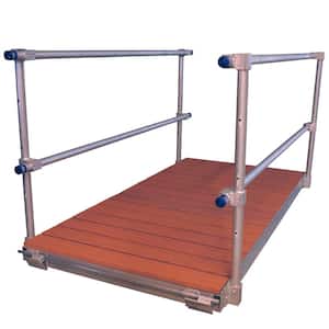 4 ft. x 8 ft. Gangway Kit with Brown Aluminum Decking