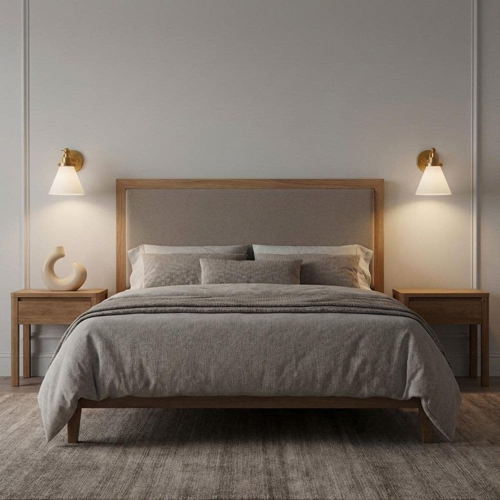Wellfleet 7.25 in. W x 8.875 in. H 1-Light Burnished Brass Dimmable 1-Arm Wall Sconce with Milk Glass Shade price history on PriceWatchPro