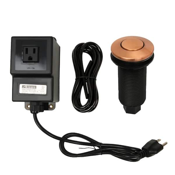 Akicon Copper Garbage Disposal Kitchen Air Switch Kit AK79001A-C - The ...