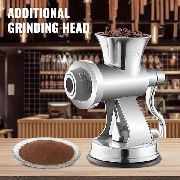  Manual Meat Grinder, Stainless Steel Hand Crank Meat Vegetable  Grinding Machine, Heavy Duty Manual Meat Grinding Machine for Homemade  Burger Patties, Ground Beef and More: Home & Kitchen