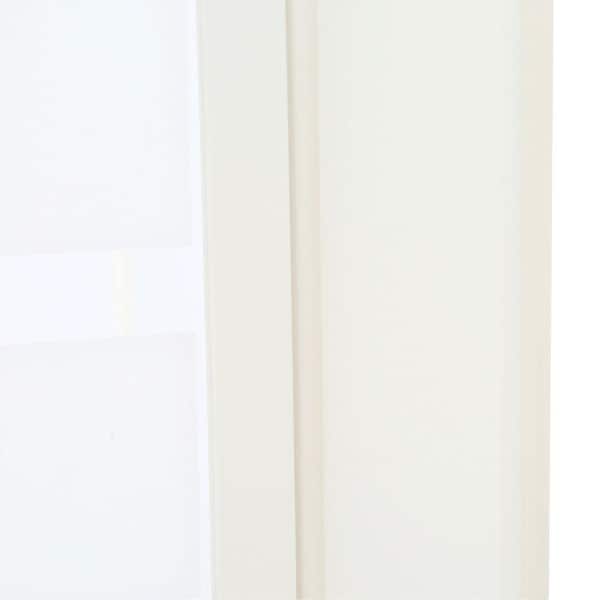 LTL Home Products PRCE3280WHSQ Premiere Century - Puerta plegable interior  de PVC, 36 x 80 pulgadas, plexiglás cuadrado esmerilado, color blanco