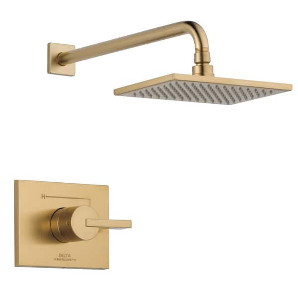 Delta Vero 1-Handle Shower Faucet Trim Kit in Champagne Bronze (Valve Not Included)