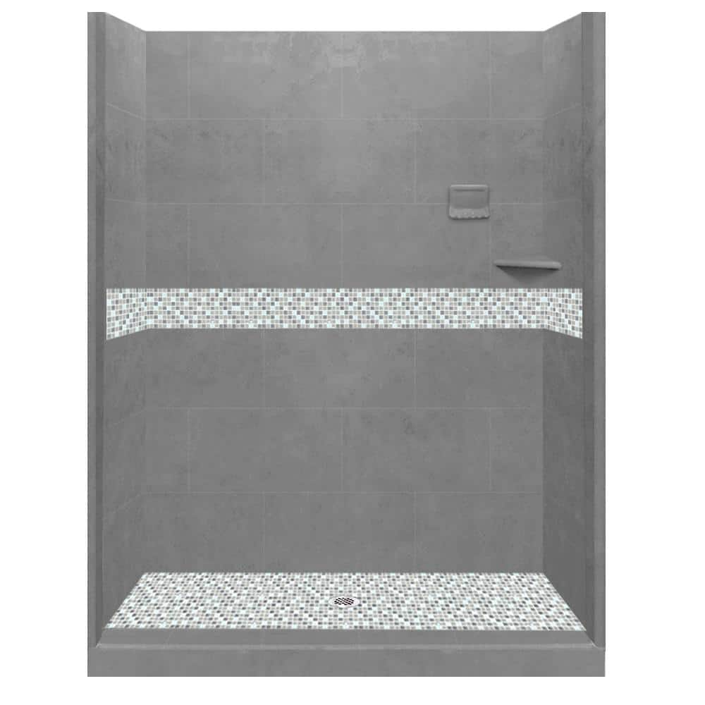 Diamond Wet Cement Corner Shower Enclosure Kit