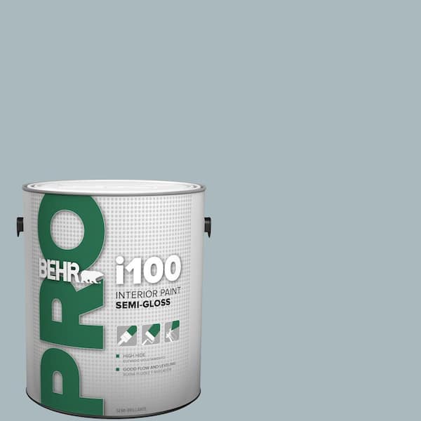 BEHR PRO 1 gal. #740E-3 Prelude Semi-Gloss Interior Paint