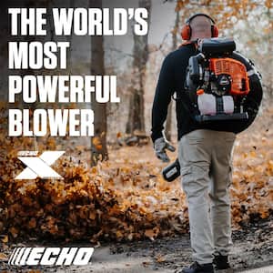 220 MPH 1110 CFM 79.9 cc Gas 2-Stroke X Series Backpack Blower with Hip-Mounted Throttle